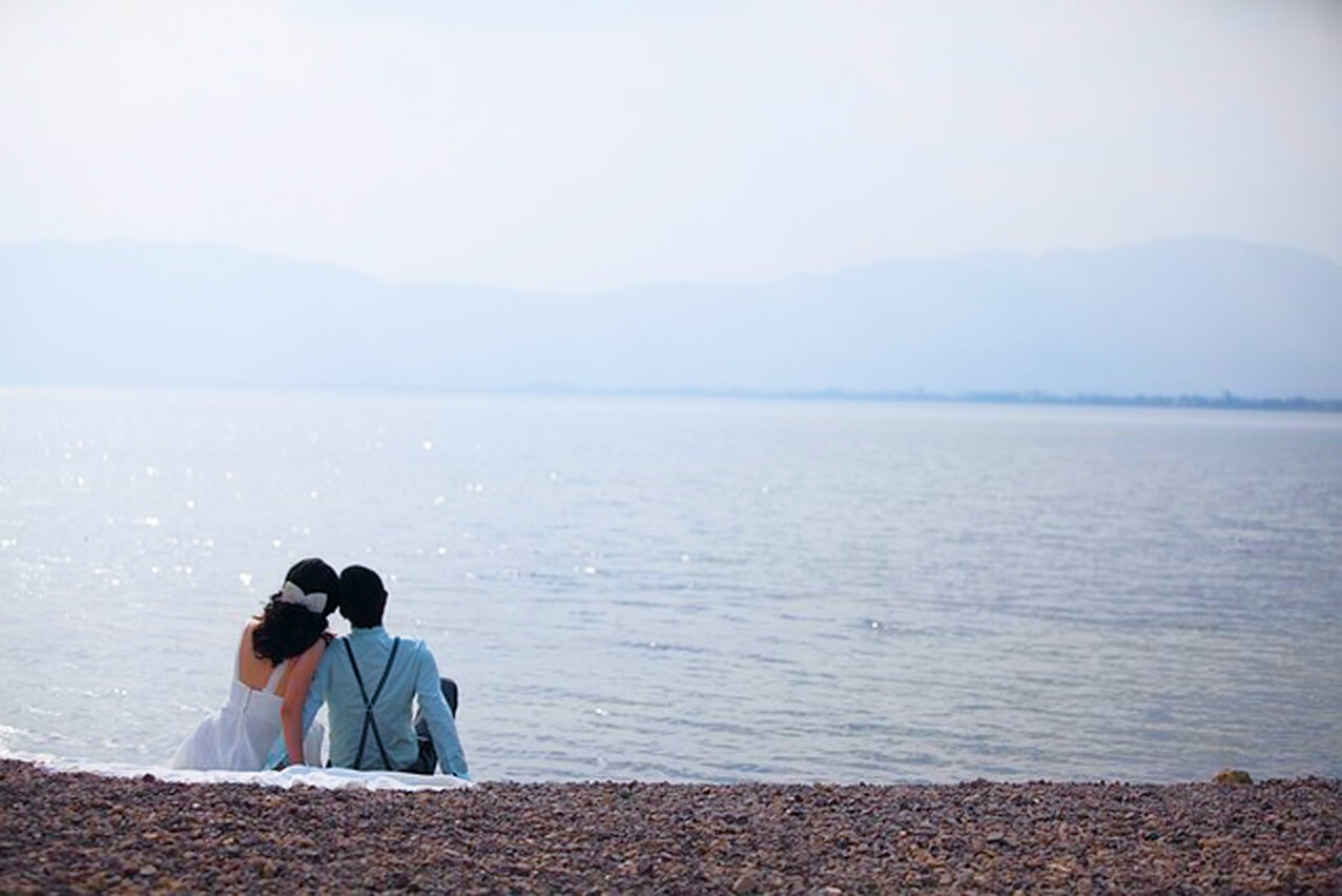 海辺のウエディング